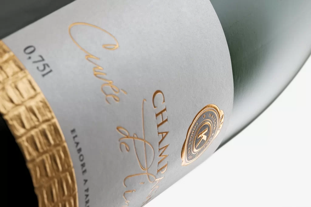 hot stamping foil shampagne 3